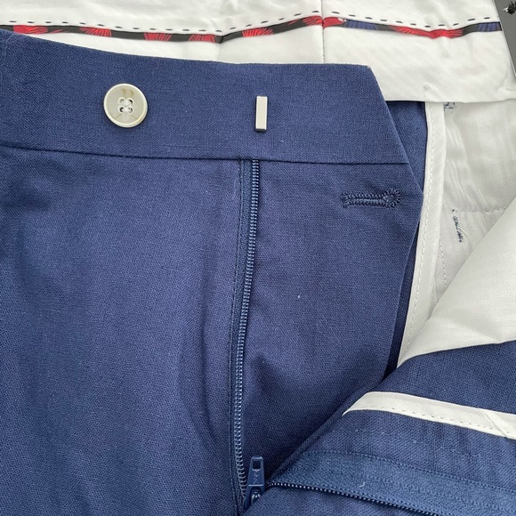 Gianni Feraud Linen Suit Pants. 36W/32L - Picture 9 of 11